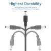 2 PCS 1 to 2 Way DC Power Splitter, DC Splitter, 2.1 * 5.5MM Power Splitter for CCTV Security Camera LED Strips view 2