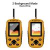 ESANHAO Fish Finder Portable Wireless Sonar & Radio Sensor Depth Finder with Fish Size, Water Temperature, Bottom Contour, Color LED Display Black/White Model fit for Boats Kayaks Fishing view 2