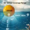 ESANHAO Fish Finder Portable Wireless Sonar & Radio Sensor Depth Finder with Fish Size, Water Temperature, Bottom Contour, Color LED Display Black/White Model fit for Boats Kayaks Fishing view 3