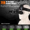 SKIOVEMI Night Vision Goggles Head Mounted, Digital Night Vision Goggles, 4K HD IR Helmet Mounted Night Vision Binoculars with 32GB Memory Card, 8X Digital Zoom view 4