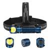 OLIGHT Perun 3 Headlamp Rechargeable, Red Light, Waterproof, Midnight Blue view 1