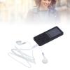 MP3 MP4 Player with Earphones, BT 5.0 Music Player with HiFi Lossless Sound 1.8 Inch LCD Screen, 64GB 180mAh MP3 MP4 Player for Sports Relaxation for Music Lovers (Black) view 4