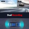 4K Front and 1080P Rear Dash Cam with, G Sensor, 24H Parking Monitoring for Car Driving Recorder, Dual Dash Cam 4K Front Rear Dash Camera view 2