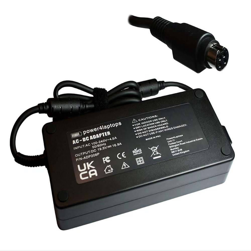 Power4Laptops AC Adapter Laptop Charger Power Supply Compatible with MSI Gaming GT80S 6QF-078CZ