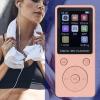 64GB MP4 Player, 5.0, 1.8 Inch Screen, Supports Up to 128GB, Mini USB Cable for PC Connection, Built in Speakers, for Entertainment, Study, Outdoor, Gym Fitness (Gold) view 3