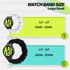 Scrunchie Bands for Samsung Galaxy Watch 7/6/5/4 40mm 43mm 44mm 47mm Elastic Replacement Fabric Band Women Stretchy strap for Watch 4 Classic/5 Pro Band (Chrysanthemum/Black, Small) view 3