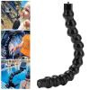 Camera Flexible Mount Arm, 2Pcs Black ABS Monopod Gooseneck Jaws 1/4in Screw Holes 12 Section Universal Sports Camera Hose Holder view 3