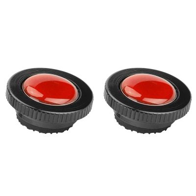 2pcs Quick Release Plate Mini Aluminium Alloy Round Camera Screw Tripod Mount Head Rapid Adapter 1/4 inch Screw for Compact Action Tripod Red