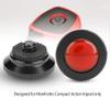 2pcs Quick Release Plate Mini Aluminium Alloy Round Camera Screw Tripod Mount Head Rapid Adapter 1/4 inch Screw for Compact Action Tripod Red view 2