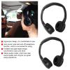 2 Pair Car Earphone Cordless, 2 Channel Cordless Infrared IR Stereo Audio Headphone Earphone for Car Headrest DVD view 4