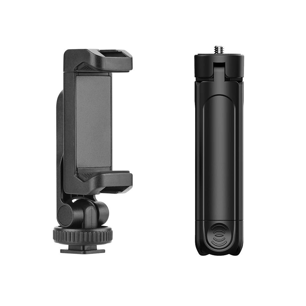 WLLBMDJ Flymile Mini Extendable Desktop Tripod Foldable Photography Bracket Stand for Phone Camera Stick 1/4''Screw Ballhead Accessory(Set A)