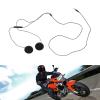 GOTOTOP Headphone Helmet Headset,2pcs Motorcycle Speakers Helmet Earphone with 3.5mm Male Connector Support Hands Freedom Calling view 3