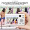 48MP Digital Camera with 16X Digital Zoom, Autofocus, 4K Video Recording, Display, Small Digital Camera, Lightweight, for Vlogging, Selfies, Recording (White) view 3