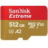 SanDisk MicroSD 512GB Extreme Memory Card (2 Pack) Works with GoPro Action Camera Hero11 Black and Hero11 Black Mini (SDSQXAV-512G-GN6MN) Bundle with 1 Everything But Stromboli MicroSDXC Card Reader view 3