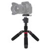 DirectNine Basics Desktop Tripod, Aluminum Alloy, Red, 5 Sections, 18-51cm, 10kg Capacity, 360 Rotation, Quick Loading Plate, Level Vial, Compact Travel Size view 1