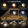 Camping String Lights, 4 in 1 Portable Camping Light Rechargeable, 8 Lighting Modes, USB Charging, Quick Storage, 32.8FT Waterproof Tent Lights String for Camping, Hiking, Yard, Christmas view 3