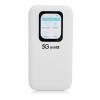 5G 4G Wi Fi LTE Mobile Hotspot, 5G Router with Nano SIM Card Slot, Portable Wi Fi 6 Mobile Hotspot for Travel, 16 Users, 2.01 Inch Screen, for Home Or Everywhere You view 1