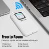 5G 4G Wi Fi LTE Mobile Hotspot, 5G Router with Nano SIM Card Slot, Portable Wi Fi 6 Mobile Hotspot for Travel, 16 Users, 2.01 Inch Screen, for Home Or Everywhere You view 3