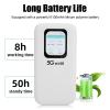 5G 4G Wi Fi LTE Mobile Hotspot, 5G Router with Nano SIM Card Slot, Portable Wi Fi 6 Mobile Hotspot for Travel, 16 Users, 2.01 Inch Screen, for Home Or Everywhere You view 4