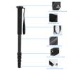 Monopod with Feet, Monopods C-333+M-1 5 Sections Carbon Fiber Portable Telescopic Monopod with Tripod for DSLR Camera view 2