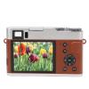 Goshyda 4K Digital Camera, 48MP Smart Selfie Camera for Photography and Video Anti Shake, 2.8 Inch Selfie Vlogging Camera with 16X Zoom, for Travel (Brown) view 3