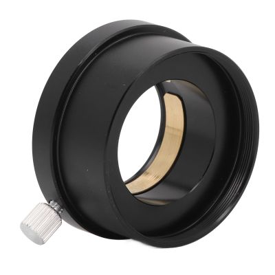 2 Inch to 1.25 Inch Telescope Eyepiece Mount Adapter, Eyepiece Adapter Ring with Clamp Screw, Aluminum Alloy DSLR Connecting Ring for Telescope Accessories