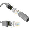 Pissente for SPX Plug to RJ45 Adapter, Rubber and Copper 24AWG Single Core SPX to RJ45 Adapter for Gen 2 view 3
