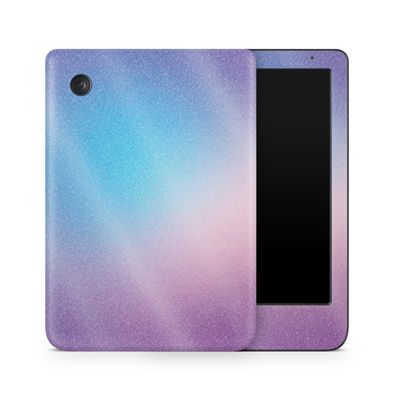 Glossy Glitter E-Reader Skin Compatible with Kobo Clara Colour (2024) - Royal Haze - Premium 3M Vinyl Protective Wrap Decal Cover - Easy to Apply | Crafted in The USA by MightySkins