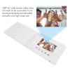 ciciglow Video Greeting Card with LCD Screen, Supports 720P HD Video Playback, Commercial Advertising Method, A5 Size, 128M Memory, MP4, JPEG, BMP, PNG, Micro USB Interface (4.3inch) view 3