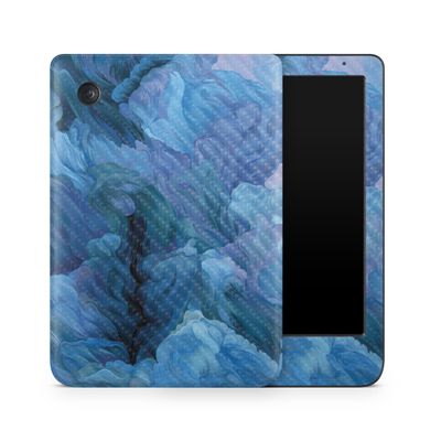Carbon Fiber E-Reader Skin Compatible with Kobo Clara Colour (2024) - Typhoon - Premium 3M Vinyl Protective Wrap Decal Cover - Easy to Apply | Crafted in The USA by MightySkins