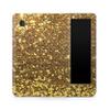Carbon Fiber E-Reader Skin Compatible with Kobo Clara Colour (2024) - Gold Dazzle - Premium 3M Vinyl Protective Wrap Decal Cover - Easy to Apply | Crafted in The USA by MightySkins view 1