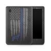 Carbon Fiber E-Reader Skin Compatible with Kobo Clara Colour (2024) - Thin Blue Line K9 - Premium 3M Vinyl Protective Wrap Decal Cover - Easy to Apply | Crafted in The USA by MightySkins view 1