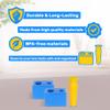[2 Pack] Contact Lens Aid Holder + Ventless Contact Lens Tool with Optional 3M Suction Cups  Stable Countertop Stand Fits Small or Large Inserters  for RGP, Scleral Lenses & Prosthetic Eyes view 4