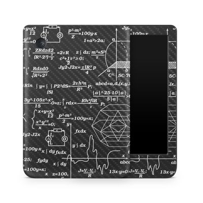 Carbon Fiber E-Reader Skin Compatible with Kobo Clara Colour (2024) - Mathematical - Premium 3M Vinyl Protective Wrap Decal Cover - Easy to Apply | Crafted in The USA by MightySkins