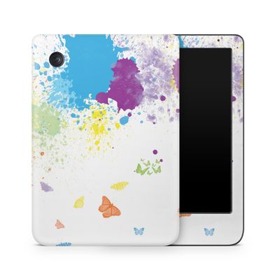 E-Reader Skin Compatible with Kobo Clara Colour (2024) - Splash of Color - Premium 3M Vinyl Protective Wrap Decal Cover - Easy to Apply | Crafted in The USA by MightySkins