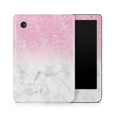 Glossy Glitter E-Reader Skin Compatible with Kobo Clara Colour (2024) - Marble Glitz - Premium 3M Vinyl Protective Wrap Decal Cover - Easy to Apply | Crafted in The USA by MightySkins