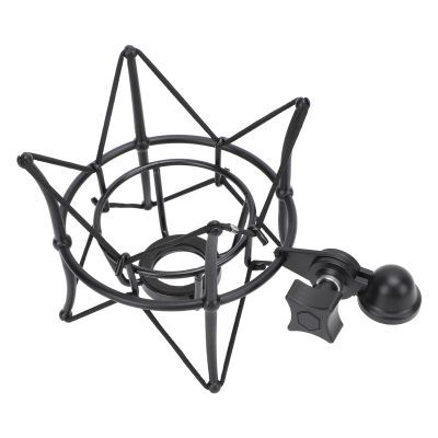 Microphone Anti-Shake Stand, Anti-Shake Microphone Stand, Anti-Vibration Stand for Studio Recording Station with Screw Design Compatible (BLACK)