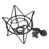 Microphone Anti-Shake Stand, Anti-Shake Microphone Stand, Anti-Vibration Stand for Studio Recording Station with Screw Design Compatible (BLACK) view 1