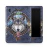 Carbon Fiber E-Reader Skin Compatible with Kobo Clara Colour (2024) - Wolf Dreamcatcher - Premium 3M Vinyl Protective Wrap Decal Cover - Easy to Apply | Crafted in The USA by MightySkins view 1