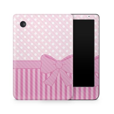 Carbon Fiber E-Reader Skin Compatible with Kobo Clara Colour (2024) - Pink Present - Premium 3M Vinyl Protective Wrap Decal Cover - Easy to Apply | Crafted in The USA by MightySkins