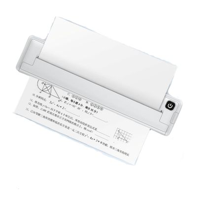 XUMIUZIY Wireless Thermal Printer for Travel - 8.3'' Portable Inkless Printer with Bluetooth 5.3 & USB-C Charging, High Resolution Printing for Documents/Labels/Photos (No Ink/No Paper Waste)