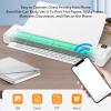 XUMIUZIY Wireless Thermal Printer for Travel - 8.3'' Portable Inkless Printer with Bluetooth 5.3 & USB-C Charging, High Resolution Printing for Documents/Labels/Photos (No Ink/No Paper Waste) view 3