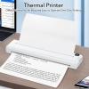 XUMIUZIY Wireless Thermal Printer for Travel - 8.3'' Portable Inkless Printer with Bluetooth 5.3 & USB-C Charging, High Resolution Printing for Documents/Labels/Photos (No Ink/No Paper Waste) view 4
