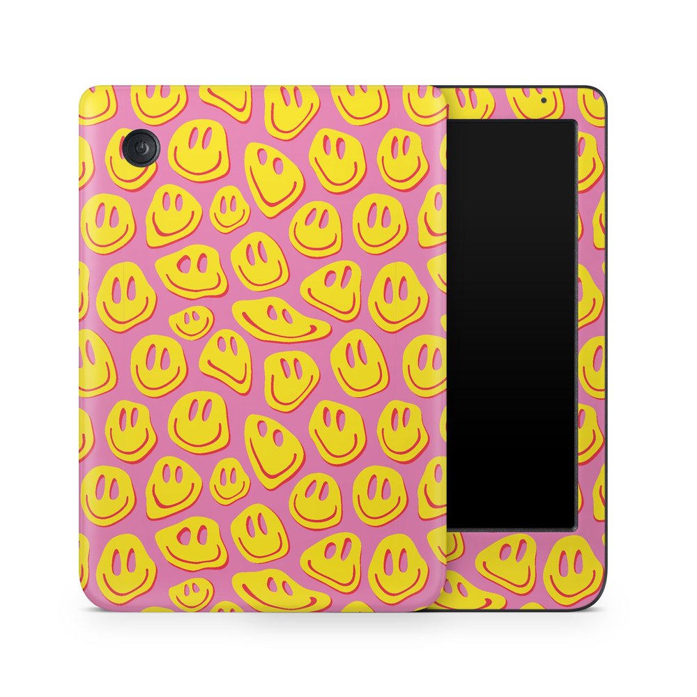 E-Reader Skin Compatible with Kobo Clara Colour (2024) - Melted Faces - Premium 3M Vinyl Protective Wrap Decal Cover - Easy to Apply | Crafted in The USA by MightySkins