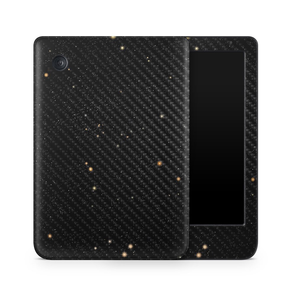 Carbon Fiber E-Reader Skin Compatible with Kobo Clara Colour (2024) - Deep Space - Premium 3M Vinyl Protective Wrap Decal Cover - Easy to Apply | Crafted in The USA by MightySkins