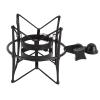 for Microphones, High Isolation Microphone Clip Mount, Anti-Vibration Stand for Broadcasting Recording Studio with Material (BLACK) view 1
