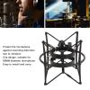 for Microphones, High Isolation Microphone Clip Mount, Anti-Vibration Stand for Broadcasting Recording Studio with Material (BLACK) view 2