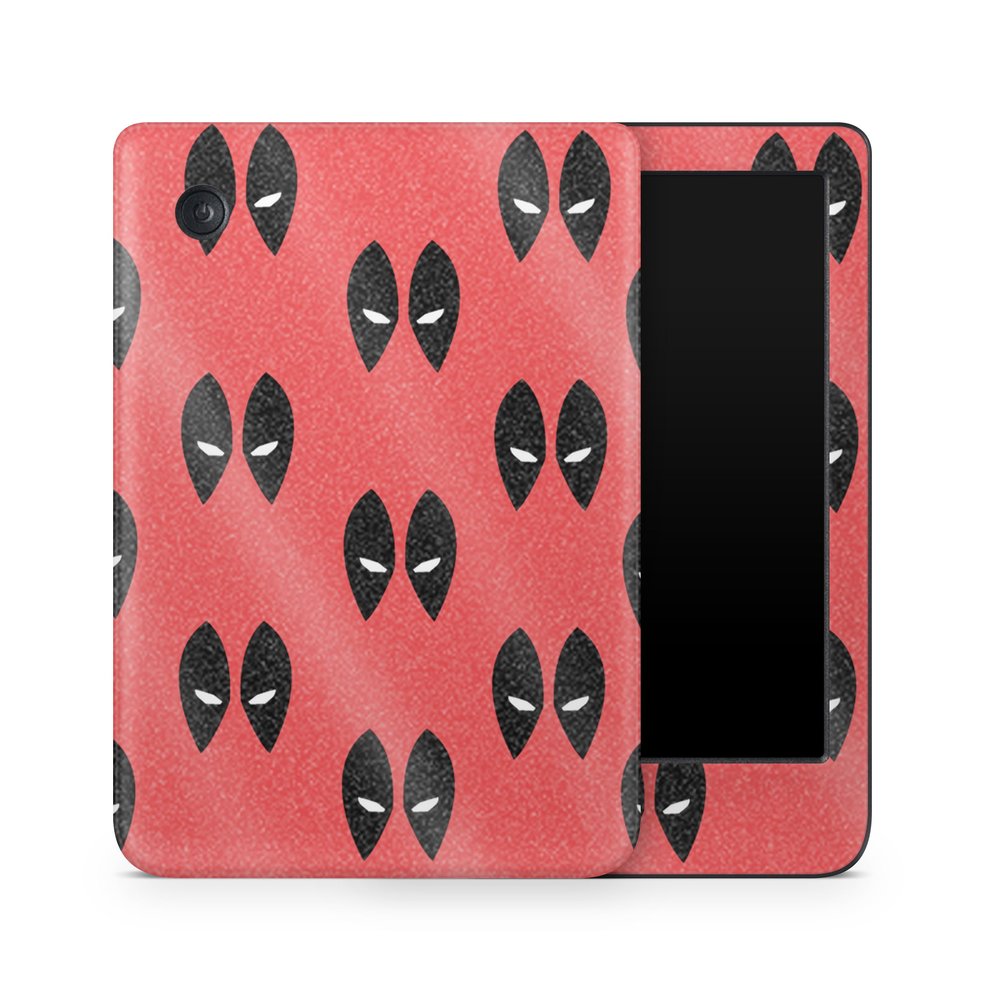 Glossy Glitter E-Reader Skin Compatible with Kobo Clara Colour (2024) - Dead Eyes Pool - Premium 3M Vinyl Protective Wrap Decal Cover - Easy to Apply | Crafted in The USA by MightySkins