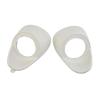 2Pcs Car Audio A Or C Pillar Tweeter Speaker Mould 2-Way Mount Bracket Spacer Adapter White Plastic New view 3