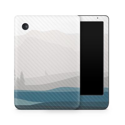 Carbon Fiber E-Reader Skin Compatible with Kobo Clara Colour (2024) - Tundra - Premium 3M Vinyl Protective Wrap Decal Cover - Easy to Apply | Crafted in The USA by MightySkins